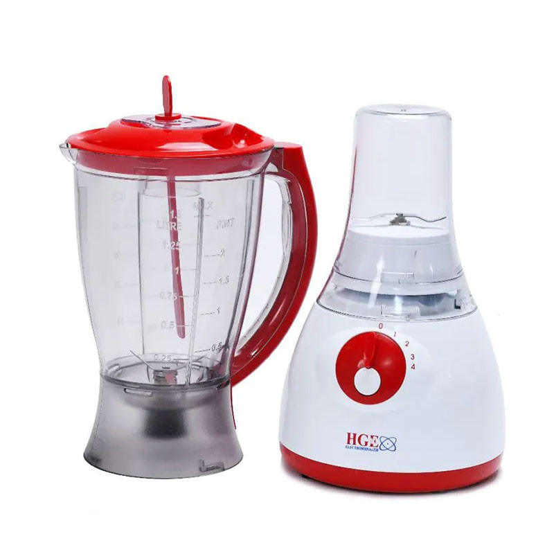 Blender Avec Moulin HGE 350W 1.5L Rouge en Tunisie