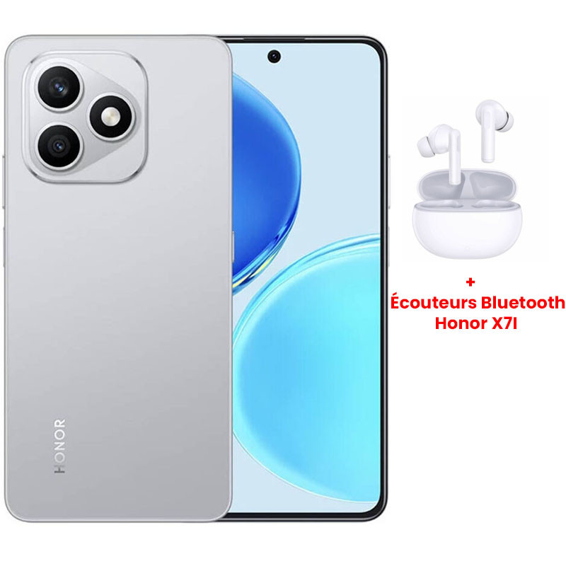 Smartphone Honor X8d 8Go 256Go Gris
