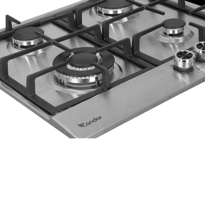 Plaque de Cuisson Encastrable Condor CTE64WAS1X 4 Feux 60Cm Inox en Tunisie
