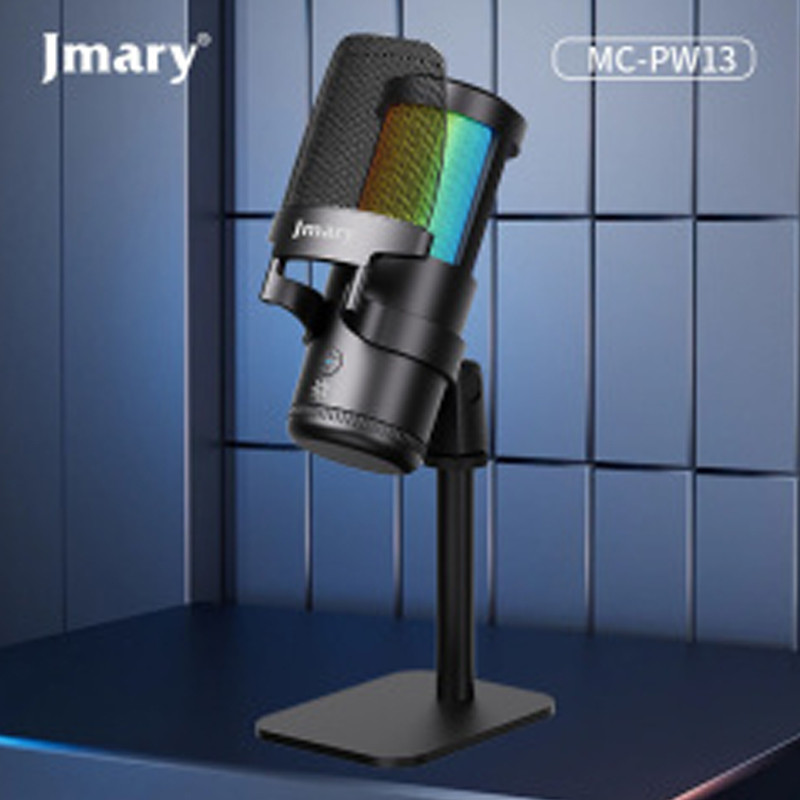 Microphone Gamer Jmary MIC-PW13 USB Noir En Tunsiie