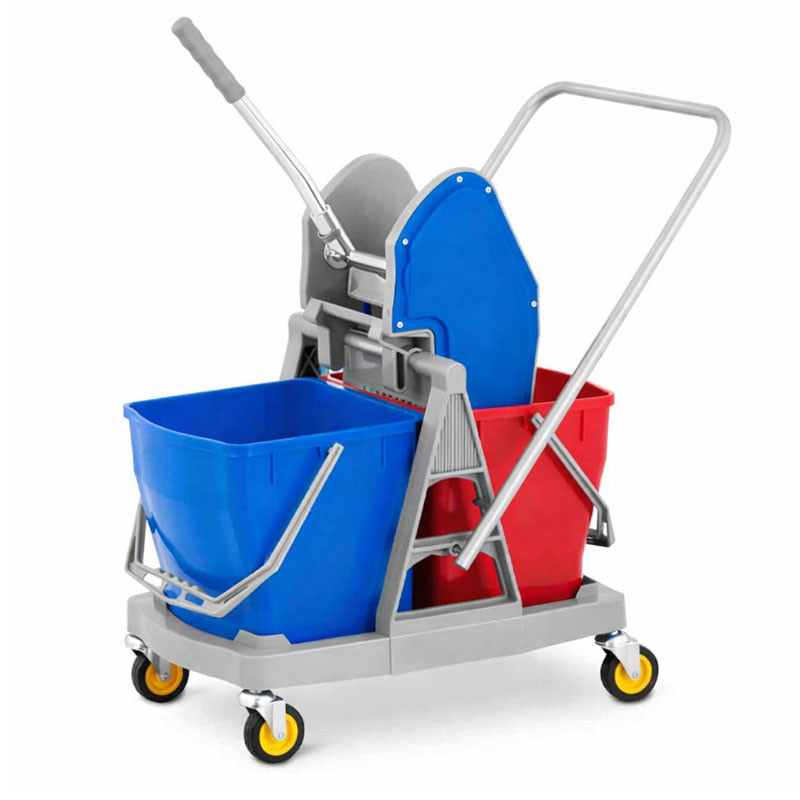 Chariot de lavage LZ Gris & Rouge en Tunisie