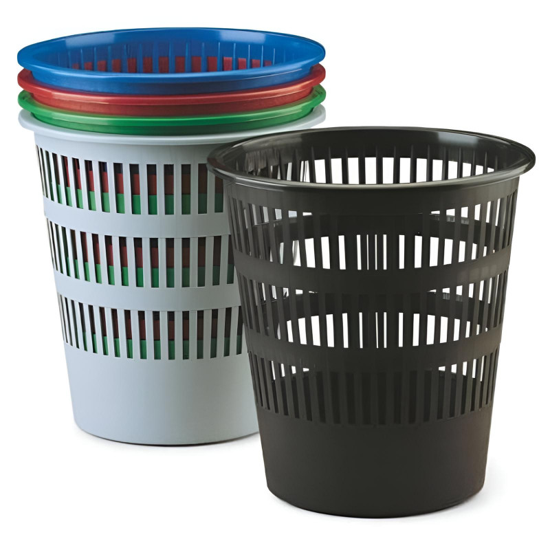 Corbeille À Papier Faibo 16 Litres Noir en Tunisie