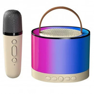 Haut Parleur Bluetooth K52 Karaoké Beige En Tunisie
