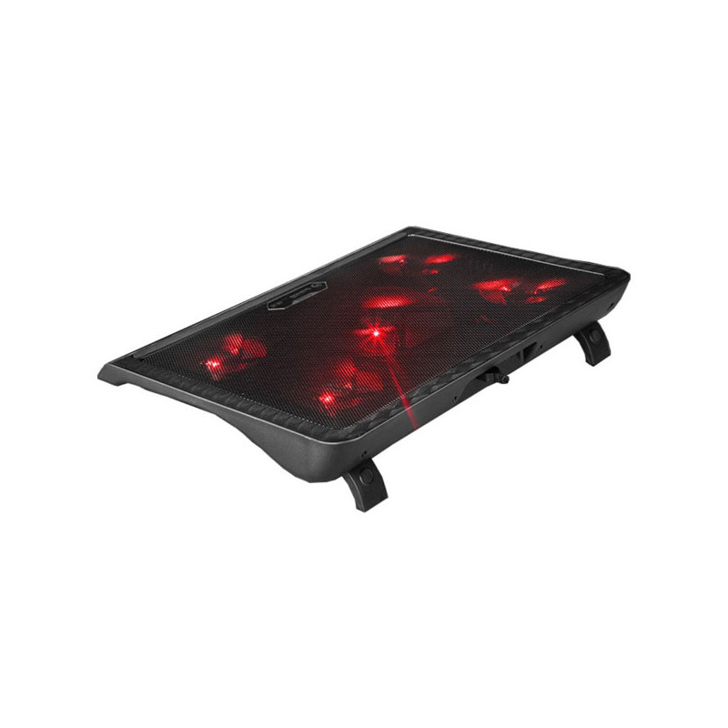 Support de Refroidissement pour Ordinateur Portable de 17" Rétroéclairé Rouge Marvo FN-33RD Scorpion Support de Refroidissement pour Ordinateur Portable de 17" Rétroéclairé Rouge Marvo FN-33RD Scorpion