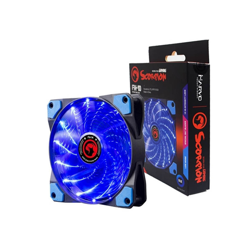 Mini Refroidissement pour Ordinateur de bureau MARVO FN-10BL en Bleu