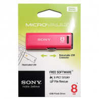 Clé USB Sony Micro Vault Retractable 8Go USB 2.0 Rose En Tunisie