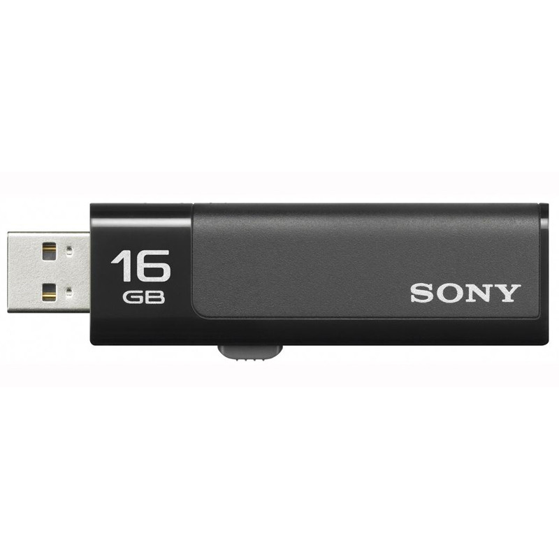 Clé USB Sony MicroVault Rétractable 16Go USB 2.0 Noir en Tunisie