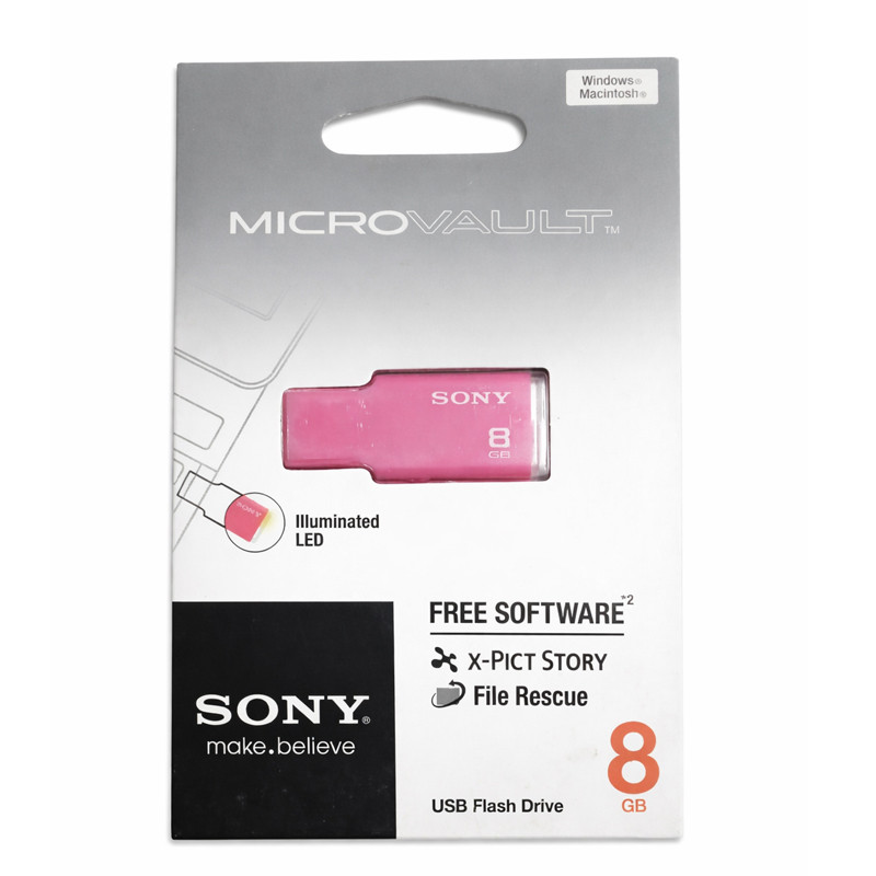 Clé USB Sony Micro Vault 8Go USB 2.0 Rose En Tunisie