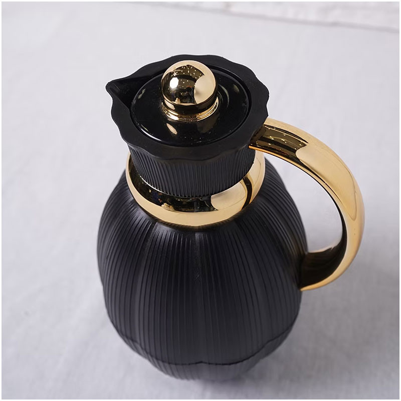 Thermos 1Litre Noir & Doré en Tunisie