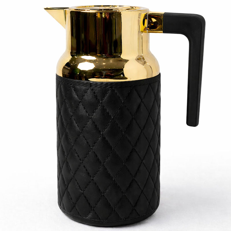 Thermos 1Litre Noir & Doré en Tunisie