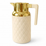 Thermos 1Litre Crème & Doré en Tunisie