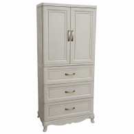 Armoire En Plastique CLEOPATRE 2 Portes + 3 casiers Grège en Tunisie