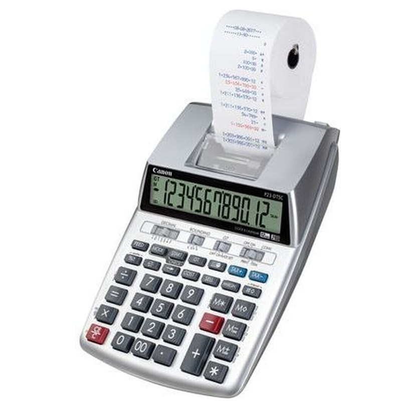 Calculatrice Imprimante Canon P23-DTSC II 12 Chiffres Gris En Tunisie