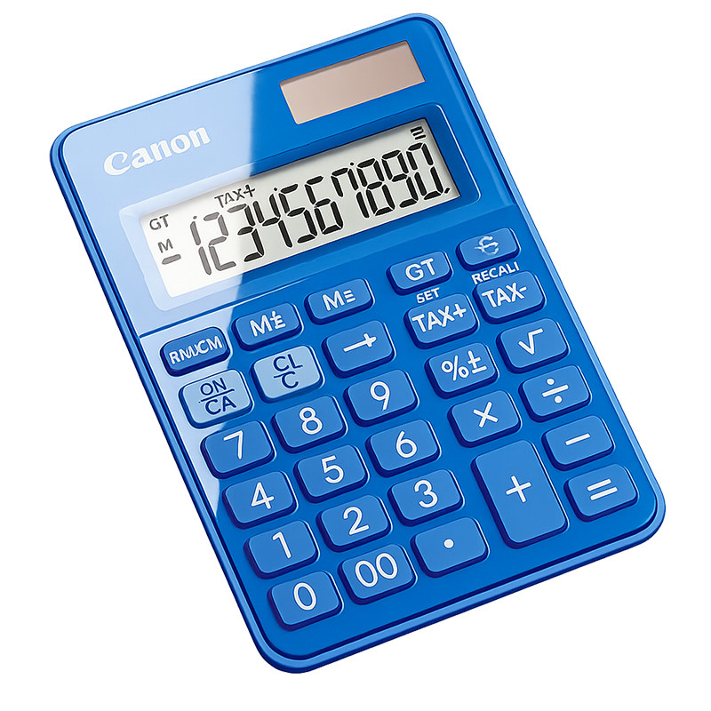 Calculatrice De Bureau Canon LS-100K-MBL 10 Chiffres Bleu En Tunisie