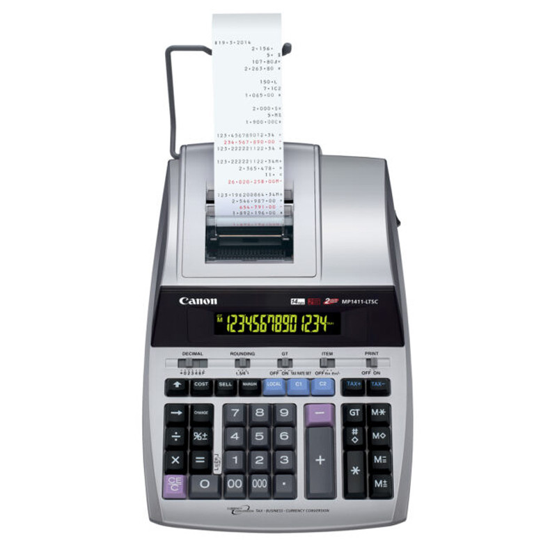 Calculatrice Imprimante Canon MP1411-LTSC 14 Chiffres Gris En Tunisie