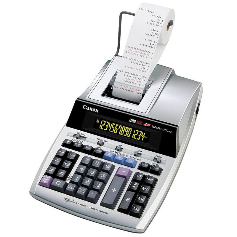 Calculatrice Imprimante Canon MP1411-LTSC 14 Chiffres Gris En Tunisie