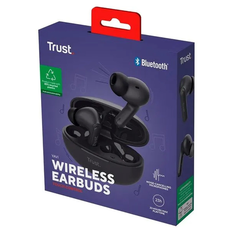 Ecouteur Bluetooth Trust Yavi Noir en Tunisie