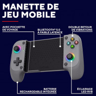 Manette De Jeu Mobile Sans Fil Trust GXT 735G Mylox Gris En Tunisie