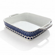 Plat à Four Rectangulaire En Céramique 1.6 L Bleu