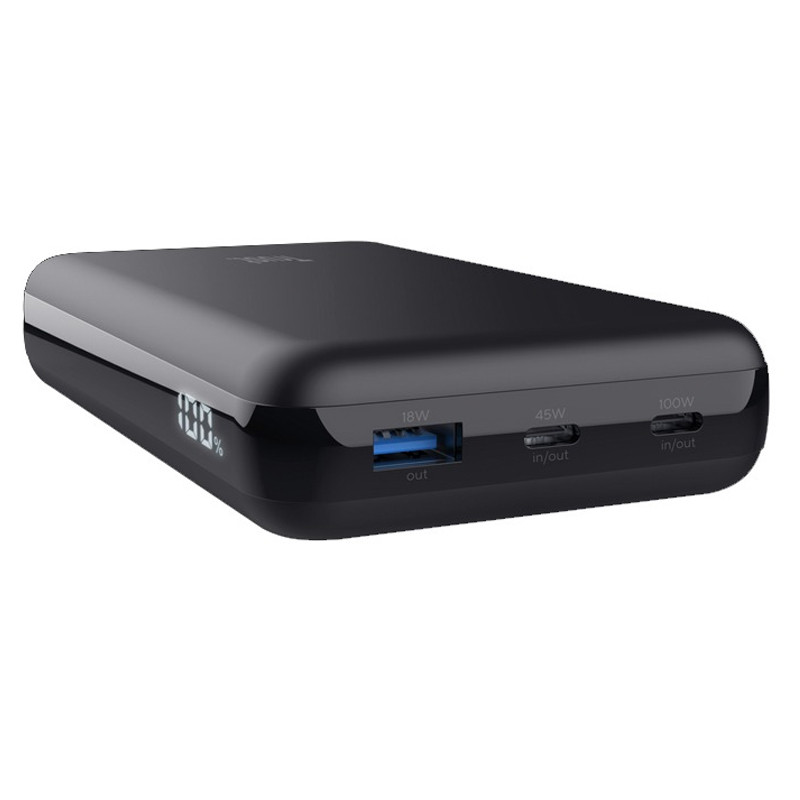 Power Bank Trust Laro 20 000 mAh Pour PC 100 W Noir en Tunisie