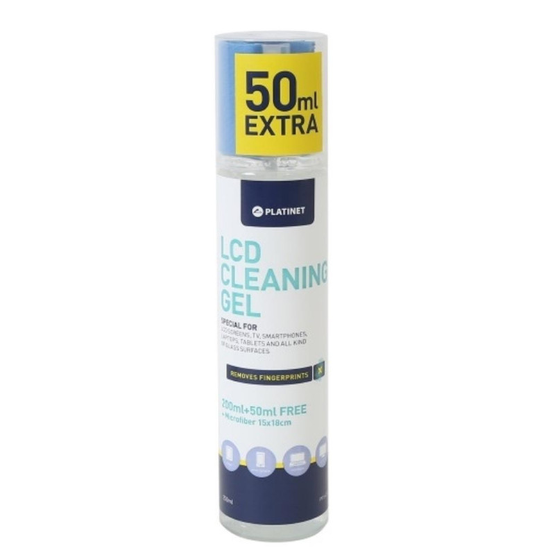 Gel De Nettoyage Platinet Pour Ecran PFS6250 125 ml + 50ml Promo En Tunisie