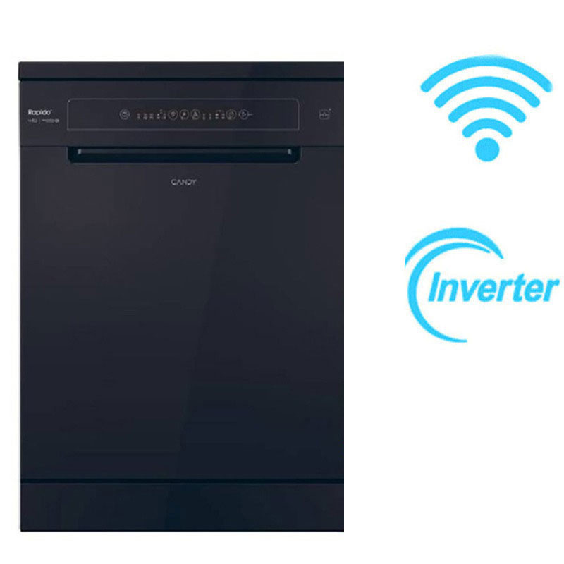 Lave Vaisselle Candy Smart Inverter CF3E9L0B-80 13 Couverts Noir en Tunisie