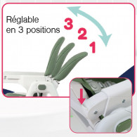 Chaise Haute Bébé Nania Bianca Taupe en Tunisie