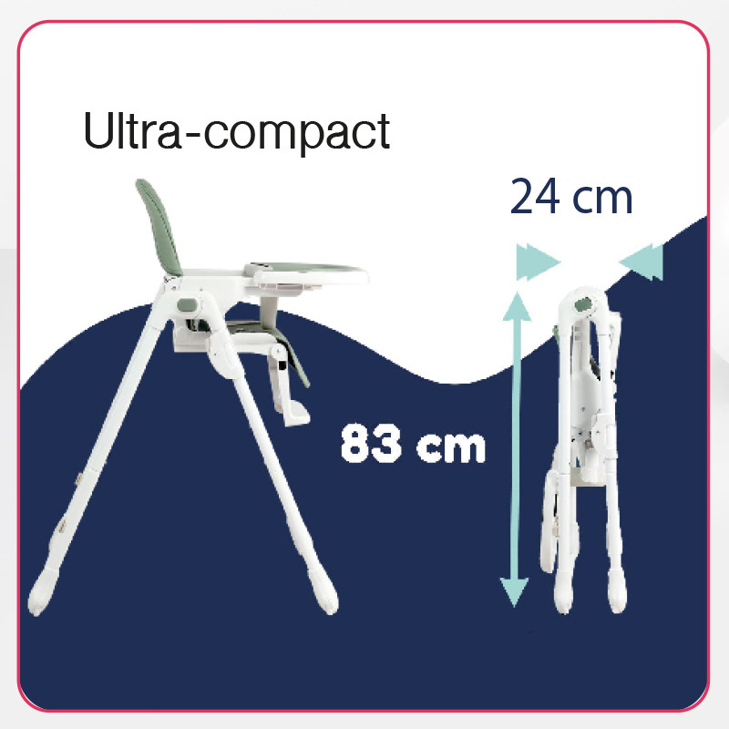 Chaise Haute Bébé Nania Bianca Taupe en Tunisie