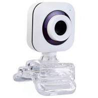 Webcam Kisonli HD 480P Avec Microphone Blanc