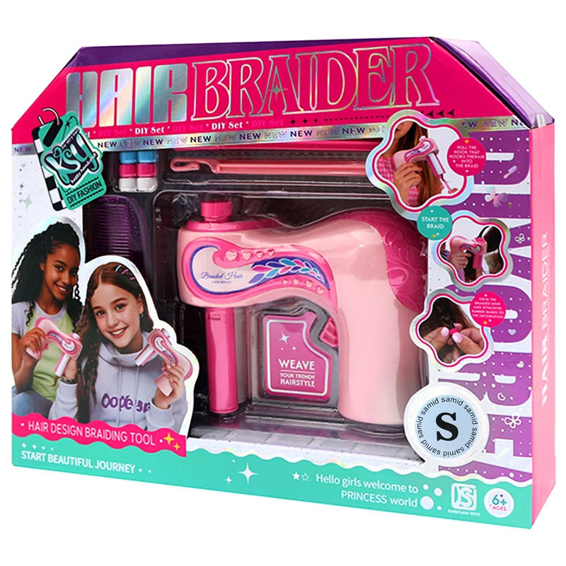 Machine De Tresse avec Accessoires Cheveux Rose en Tunisie