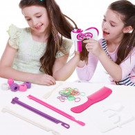 Machine De Tresse avec Accessoires Cheveux Rose en Tunisie