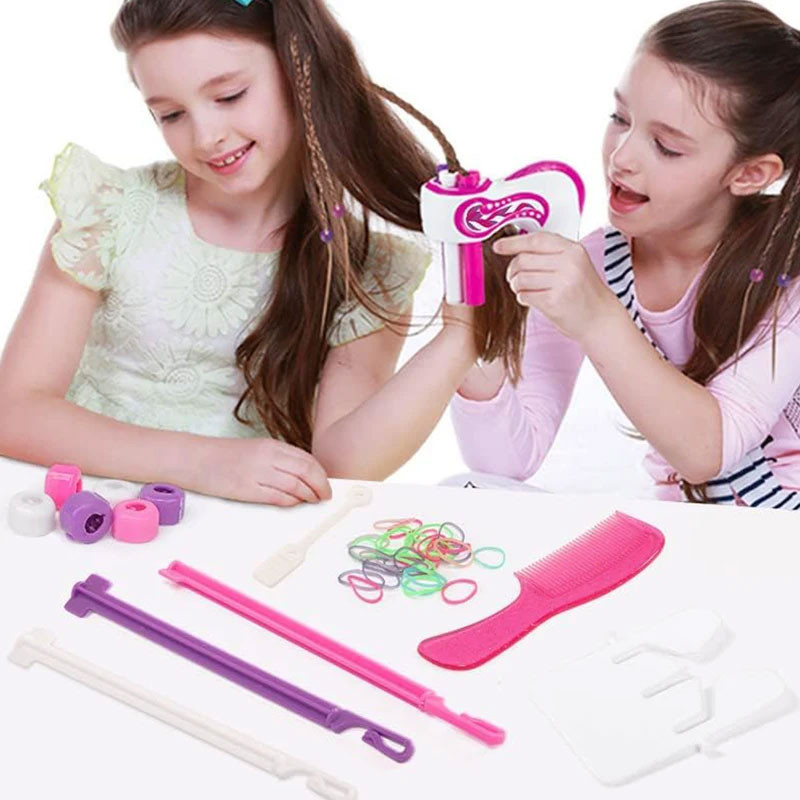 Machine De Tresse avec Accessoires Cheveux Rose en Tunisie