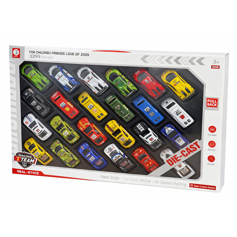 Coffret De 24 Voitures De Course Multi couleurs en Tunisie