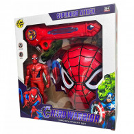 Coffret Spiderman Masque avec Épée Rouge En Tunisie