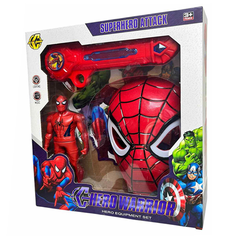 Coffret Spiderman Masque avec Épée Rouge En Tunisie