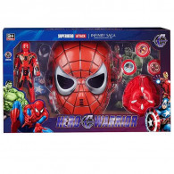 Coffret Masque Spiderman Masque Avec Accessoires Rouge en Tunisie