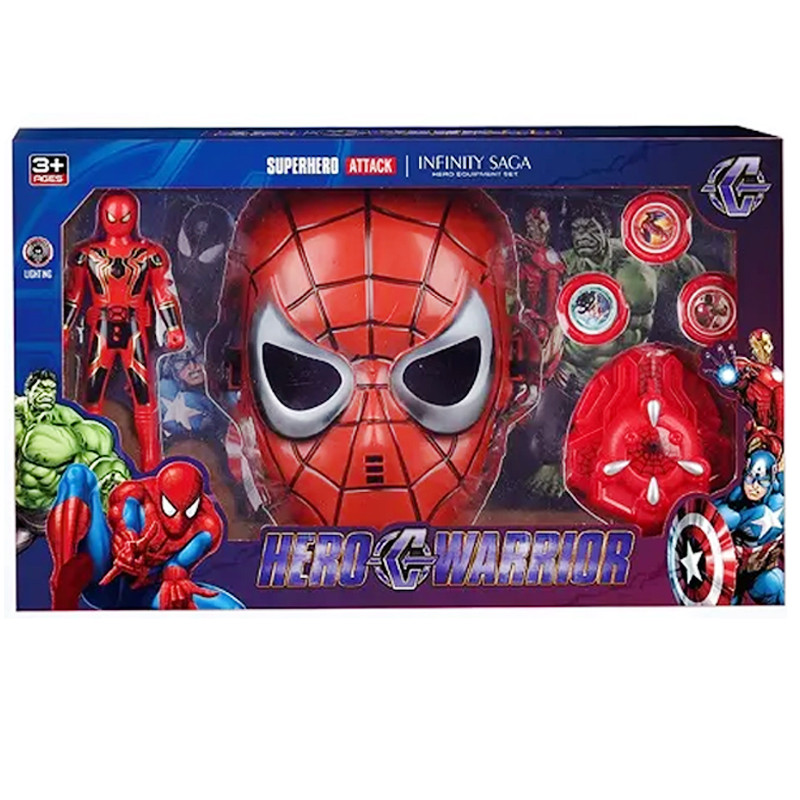 Coffret Masque Spiderman Masque Avec Accessoires Rouge en Tunisie