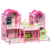 Villa De Poupée Woopie Garden Avec Accessoires Rose en Tunisie