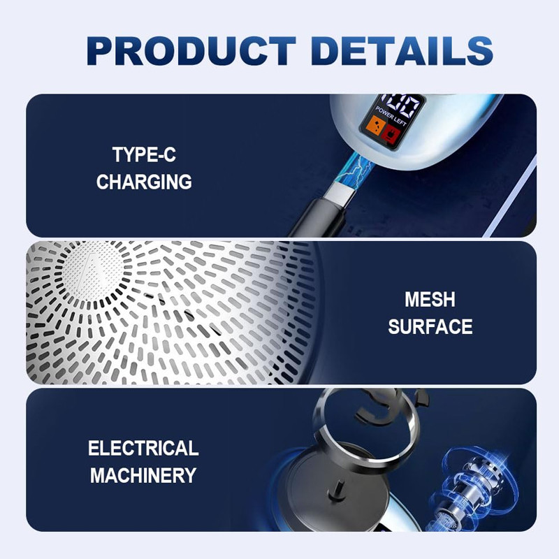 Mini Rasoir Electrique Portable Bleu en Tunisie