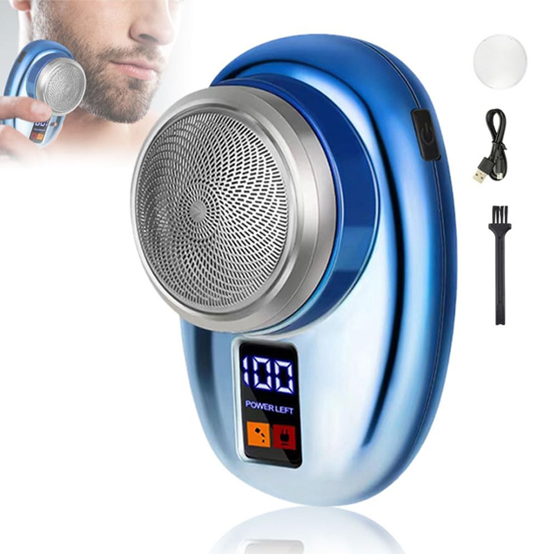 Mini Rasoir Electrique Portable Bleu en Tunisie