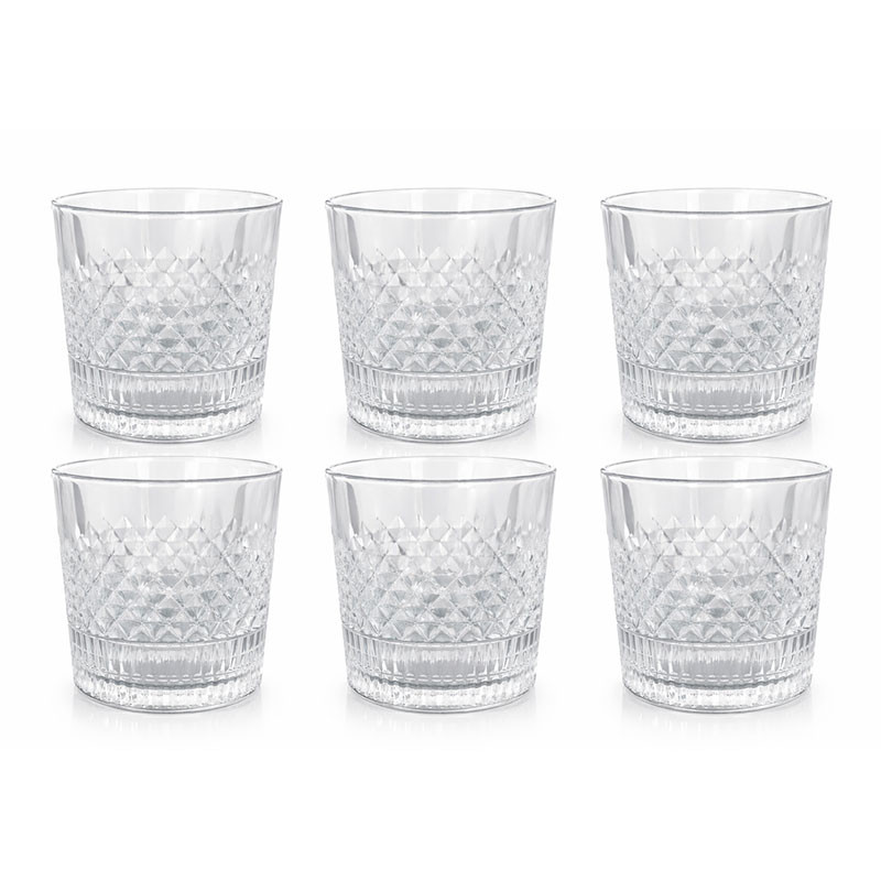 Coffret 6 Verres à Jus 31Cl En Verre en Tunisie