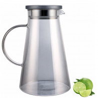 Carafe Avec Couvercle 1L En Verre Noir