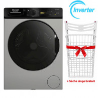 Machine à Laver Frontale Brandt BLF124QSBL Inverter 12Kg Silver