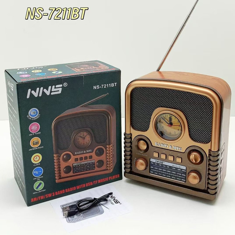 Haut Parleur & Radio NS-7211BT 5W Bois En Tunisie