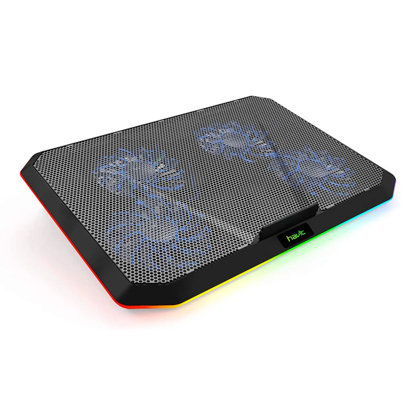 Support de Refroidissement Gamer Pour Pc Portable Havit HV-F2076 Noir En Tunisie