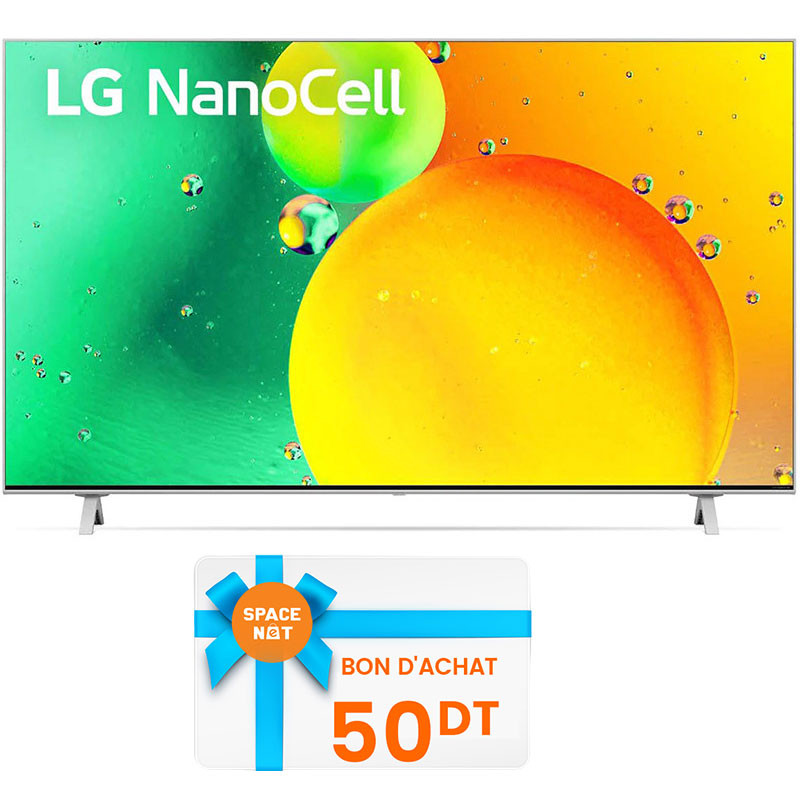 Téléviseur LG 50" Smart 4K NanoCell Avec Récepteur Intégré (50NANO776QA)