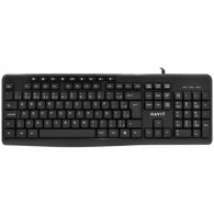 Clavier Filaire Havit KB2008 Ultra Slim Azerty Noir En Tunisie