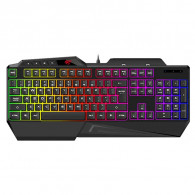Clavier Gamer Filaire Havit KB488L RGB Noir En Tunisie