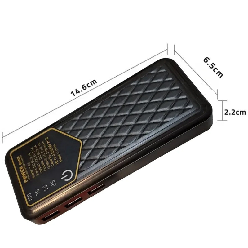 Power Bank Y03 20000 mAh Noir en Tunisie