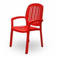 Chaise de Jardin Blindée Rouge